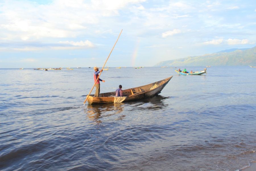 Lac Édouard : La patouille mixte RDC-OUGANDA contribue à la baisse de la pêche illicite