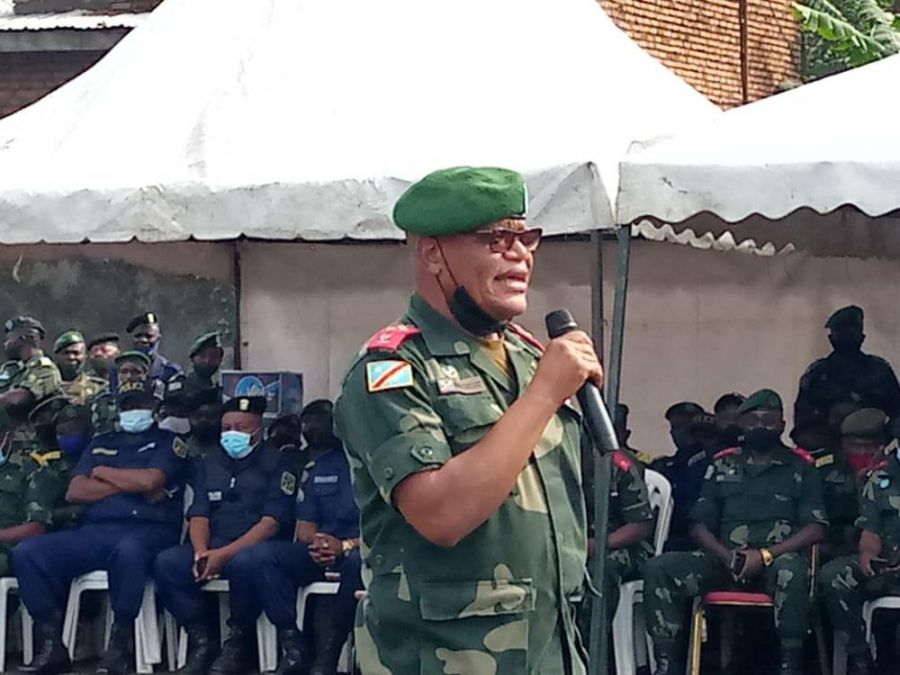 Etat de siège : Le gouverneur militaire constant Ndima s’installe à Beni 