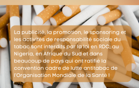 Le saviez-vous? La publicité du tabac est interdite