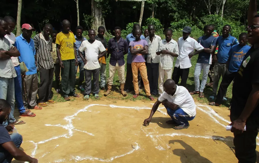 Cartographie participative dans le processus de la foresterie communautaire